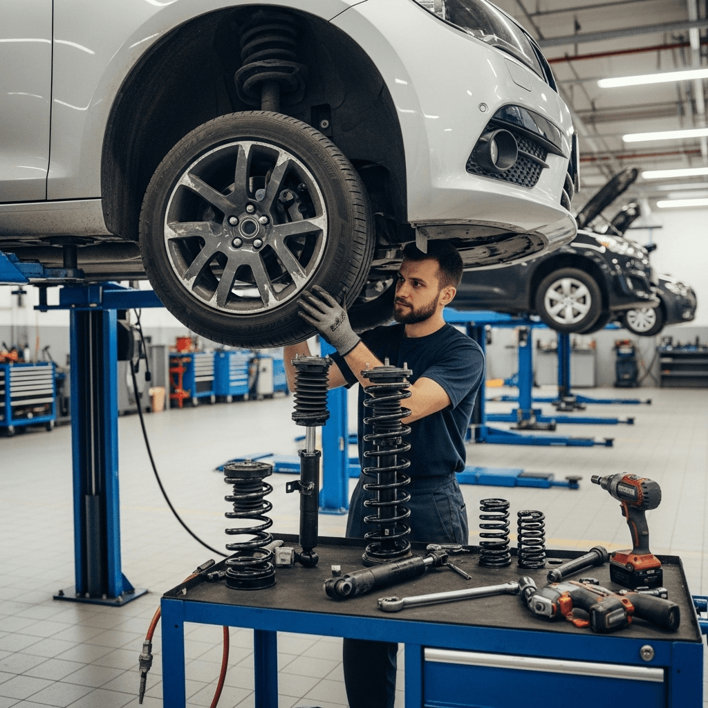 Stoßdämpferservice